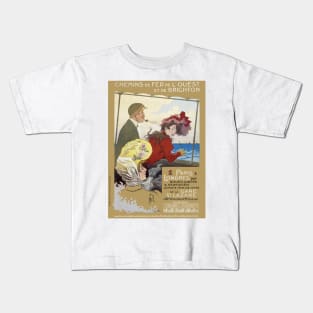 Paris à Londres France Vintage Poster 1905 Kids T-Shirt